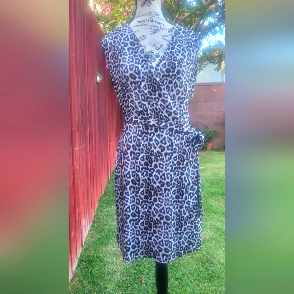 Apt 9 Animal print Sleeveless Dress